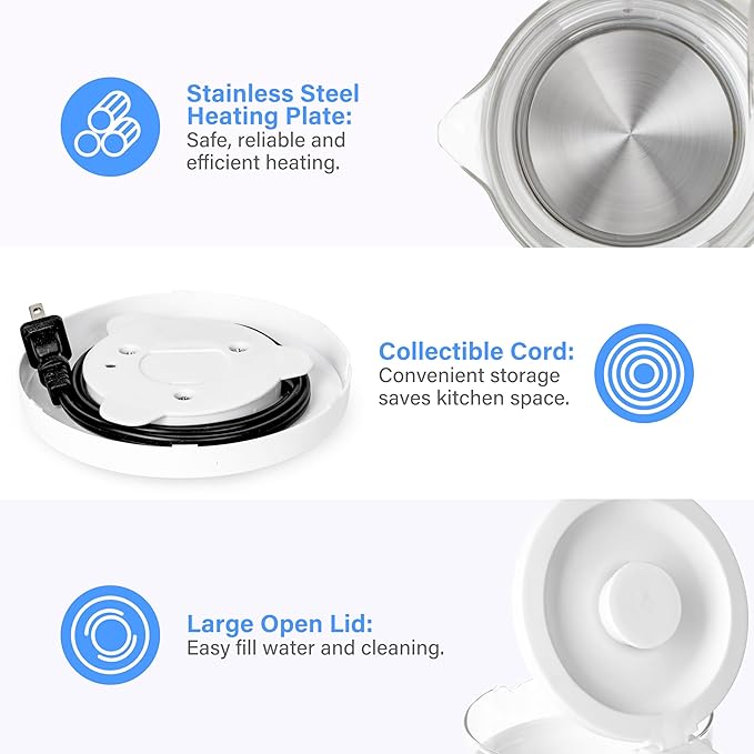 2-Liter Electric Glass Kettle